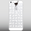 【ネコiPhone5ケース】猫いっぱい（ホワイト用）送料無料！　